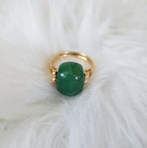 Real Jade Stone Ring NEW